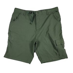Gerry Cargo Shorts Men's 38x9 Green Lightweight Packable Adjustable Waist Hiking